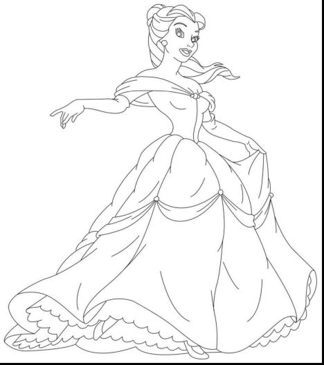 Disney Princess Christmas Coloring Pages - Part 1